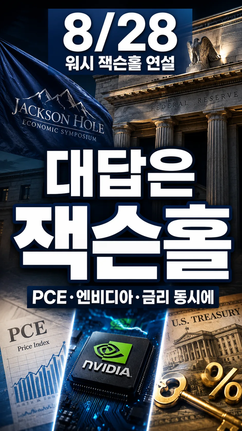 다음 주 관전 포인트 - 워시 의장 잭슨홀 첫 연설 + 엔비디아 실적
