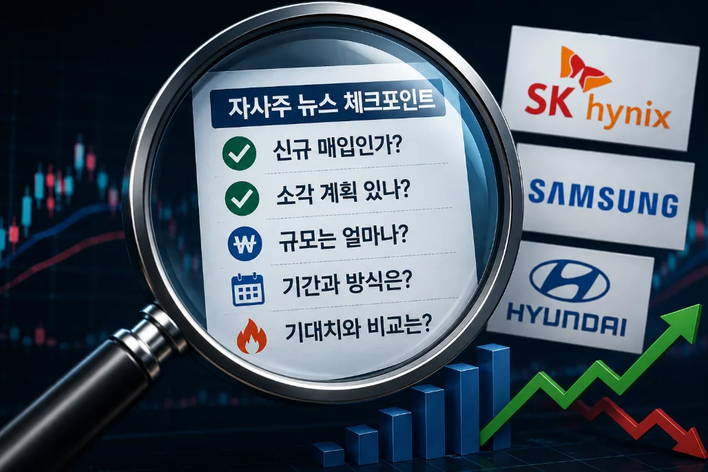 [자사주③] 자사주 뉴스에서 뭘 봐야 할까?