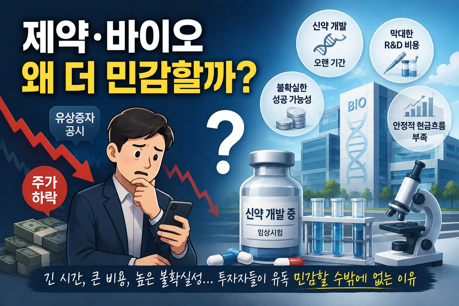 [유상증자②] 유상증자에 민감한 제약·바이오, 무조건 악재는 아니다