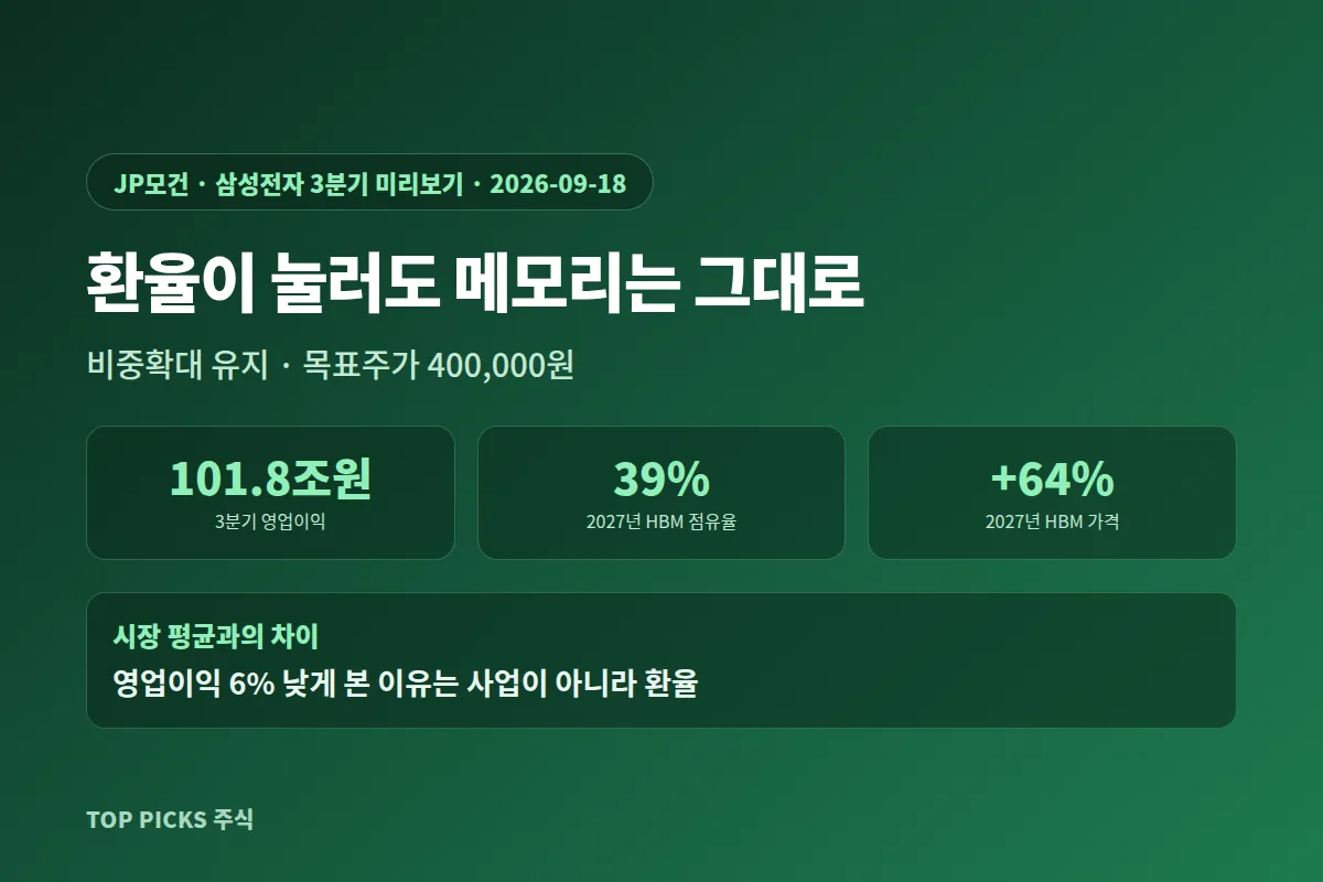 [외국계 시각] 삼성전자