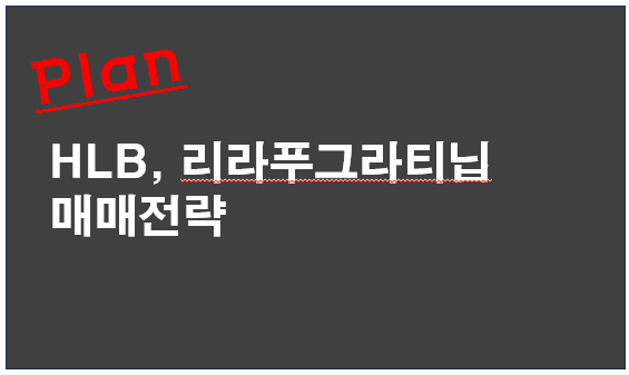 HLB, 리라푸그라티닙 허가 모멘텀 매매전략
