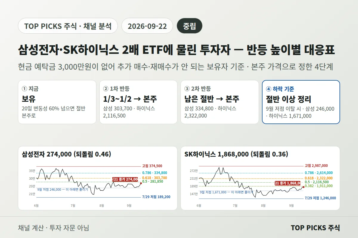 삼성전자·SK하이닉스 2배 ETF에 물렸다면