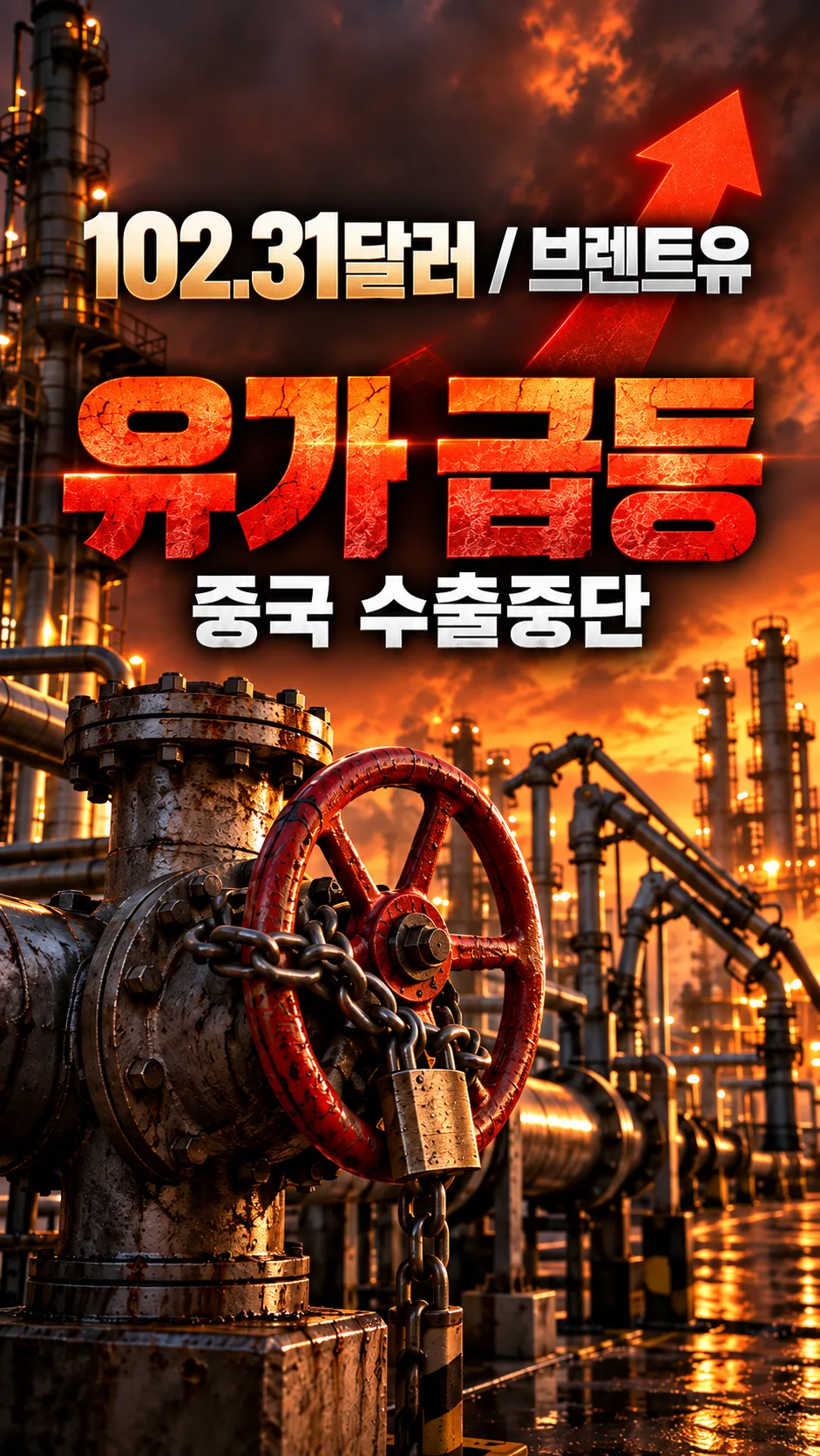 미국 10년물 5.34% 찍고도 뉴욕증시 상승, 브렌트유 102달러 넘긴 중국 연료 수출 중단